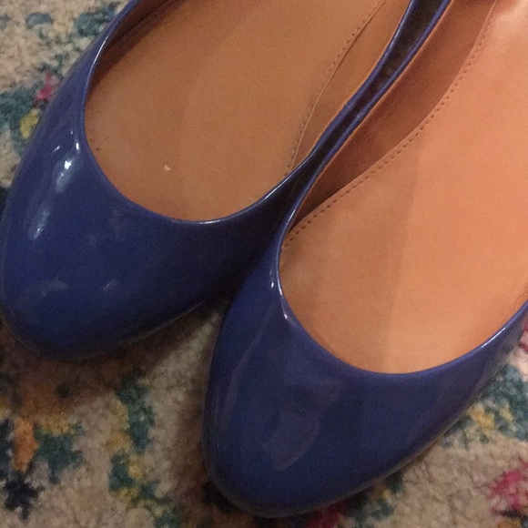 J Crew blue flats size 8 - Picture 2 of 4